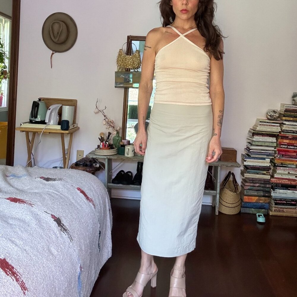 St. Agni Low Waist Pencil Skirt